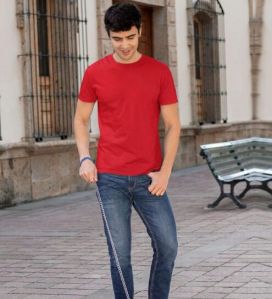 Mens Basic Round Neck T-shirt