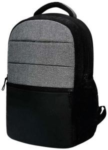 Polyester Black & Grey Crysler Backpack