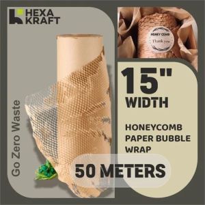 15 Inch Hexakraft Honeycomb Paper Bubble Wrap Roll