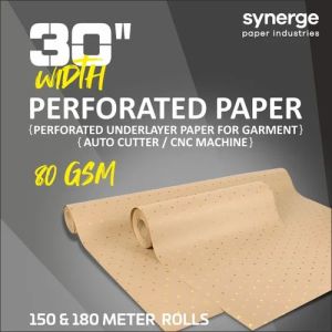 30 Inch CNC Cutter Garment Perforated Paper Roll