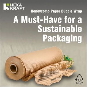 Hexkraft Honeycomb Paper Cushion Bubble Wrap Roll