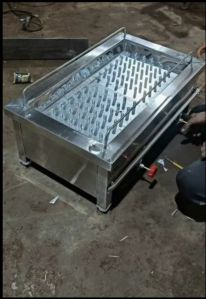 Stainless Steel Top Gas Operated Bullet Barbecue Grill