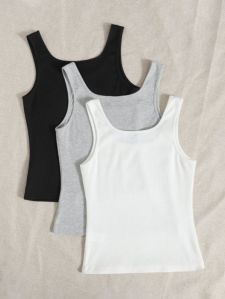 Ladies Plain Tank Top