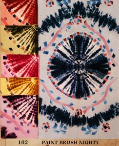 Brush Print Nighty Fabric