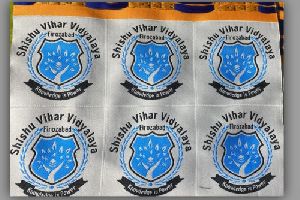 White Cotton Personalized Woven Labels, For Garments, Packaging Type: Packet School Woven Label