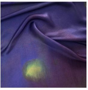Abstract Design in Purple and Yellow Orbs Printed Fabric