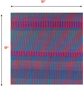 Oscillations Printed Fabric