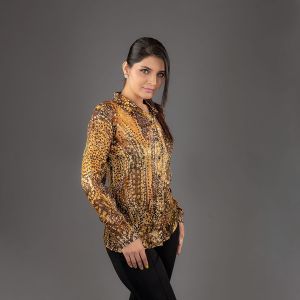 Leopard Spots Printed Fabric