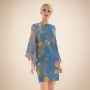 Abstract Spring Printed Fabric