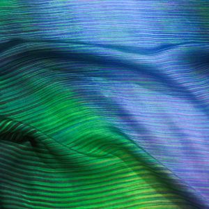 Blue Green Printed Fabric