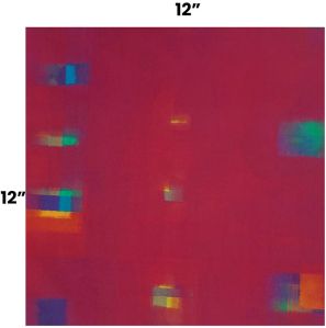 Magenta Grid Printed Fabric