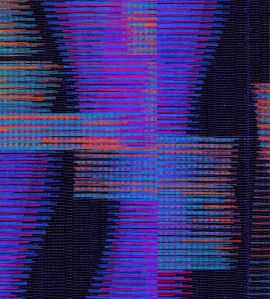 Shining Purple Printed Fabric