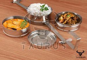 12 X 4Inch  Bombay Stainless Steel Tiffin