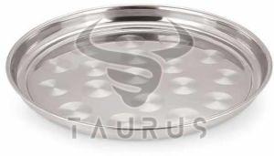 25 Cm Stainless Steel Round Tray