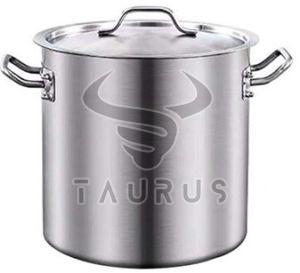 6QTZ Polished Stainless Steel Stock Pot