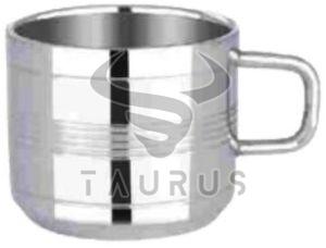 Silver Stainless Steel  Apple Double Wall Cup