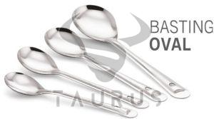 Stainless Steel Basting Oval Serving Spoon
