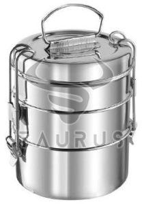 12 X 2 Thai Stainless Steel Tiffin Box