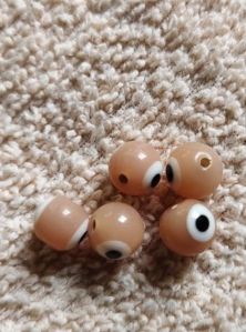 Light Brown Evil Eye Beads