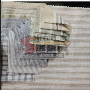 Check Cotton Linen Fabric