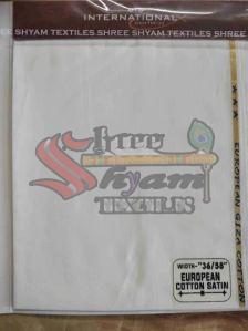 European Cotton Satin