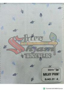 Milky Print Cotton Fabric