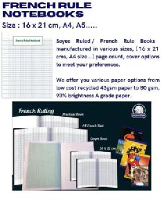 French Ruled Notebooks
