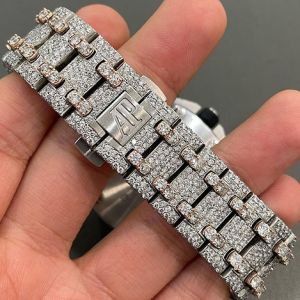Audemars Piguet Full Iced Out Royal Oak Offshore Moissanite Diamond Watch