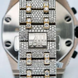Audemars Piguet Full Iced Out Moissanite Diamond Watch