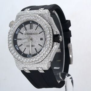 Iced Out Audemars Piguet Royal Oak Offshore Diver Moissanite Watch