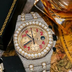 Audemars Piguet Full Iced Out Moissanite Diamond Watch