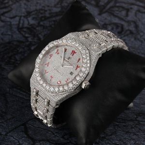 Full Iced Out Audemars Piguet Moissanite Diamond Watch