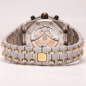 Luxury Fully Iced Out Audemars Piguet Moissanite Diamond Watch