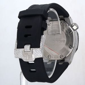 Iced Out Audemars Piguet Royal Oak Offshore Diver Moissanite Watch