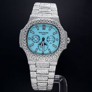 Customised Iced Out Patek Philippe Moissanite Watch