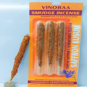 Saffron Long Smudge Incense Sticks