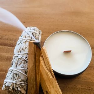 Sage Torch Candle