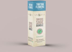 Tibetan Flowers Smudge Sage Bundle