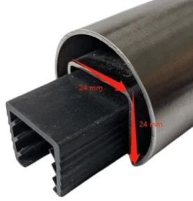 Stainless Steel Pvd Pipe Rubber Fitting