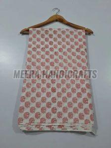 Beautiful Elephant Hand Block Printed Cotton Fabric