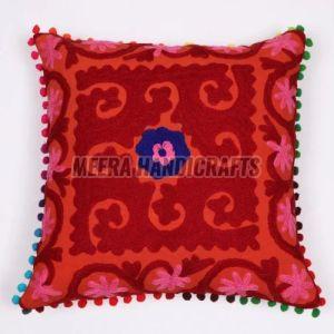 Beautiful Pouch Suzani Embroidered Cushion Cover