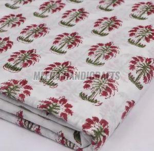 Cotton Beautiful Palm Tree Printed Fabric