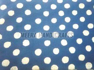 Cotton Lining Dot Block Printed Fabric