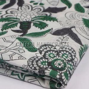 Cotton Sanganeri Block Printed Fabric