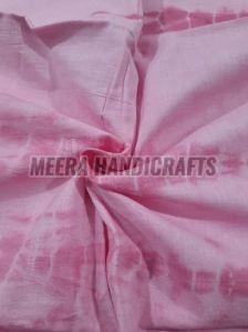 Pink Cotton Shibori Tie Dye Fabric
