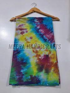 Rainbow Tie Dye Shibori Cotton Fabric