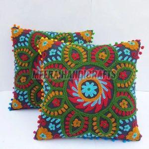 Suzani Embroidered Cushion Cover