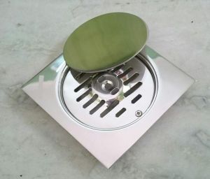 SS 304 Stainless Steel Floor Drain, Size: 6x6