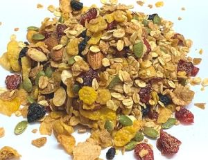 fruit nuts muesli cereals