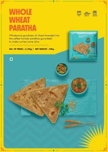 Whole Wheat Paratha Ready To Eat Food